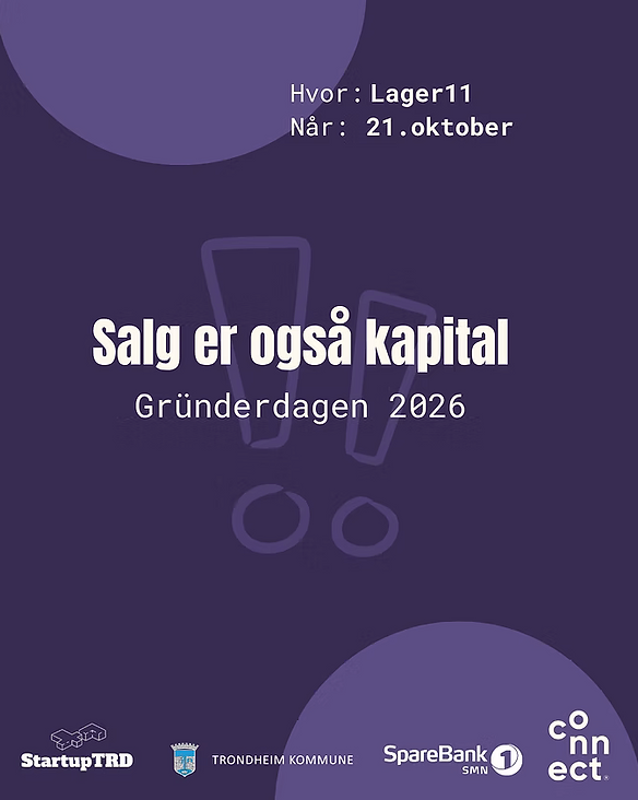 Salg er også kapital – Gründerdagen 2026